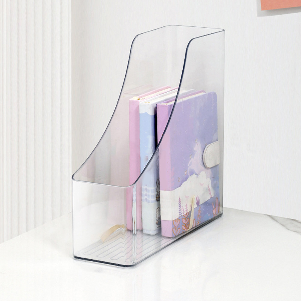 Stationery Books - 2Pcs Transparent Magazine Holder Clear File