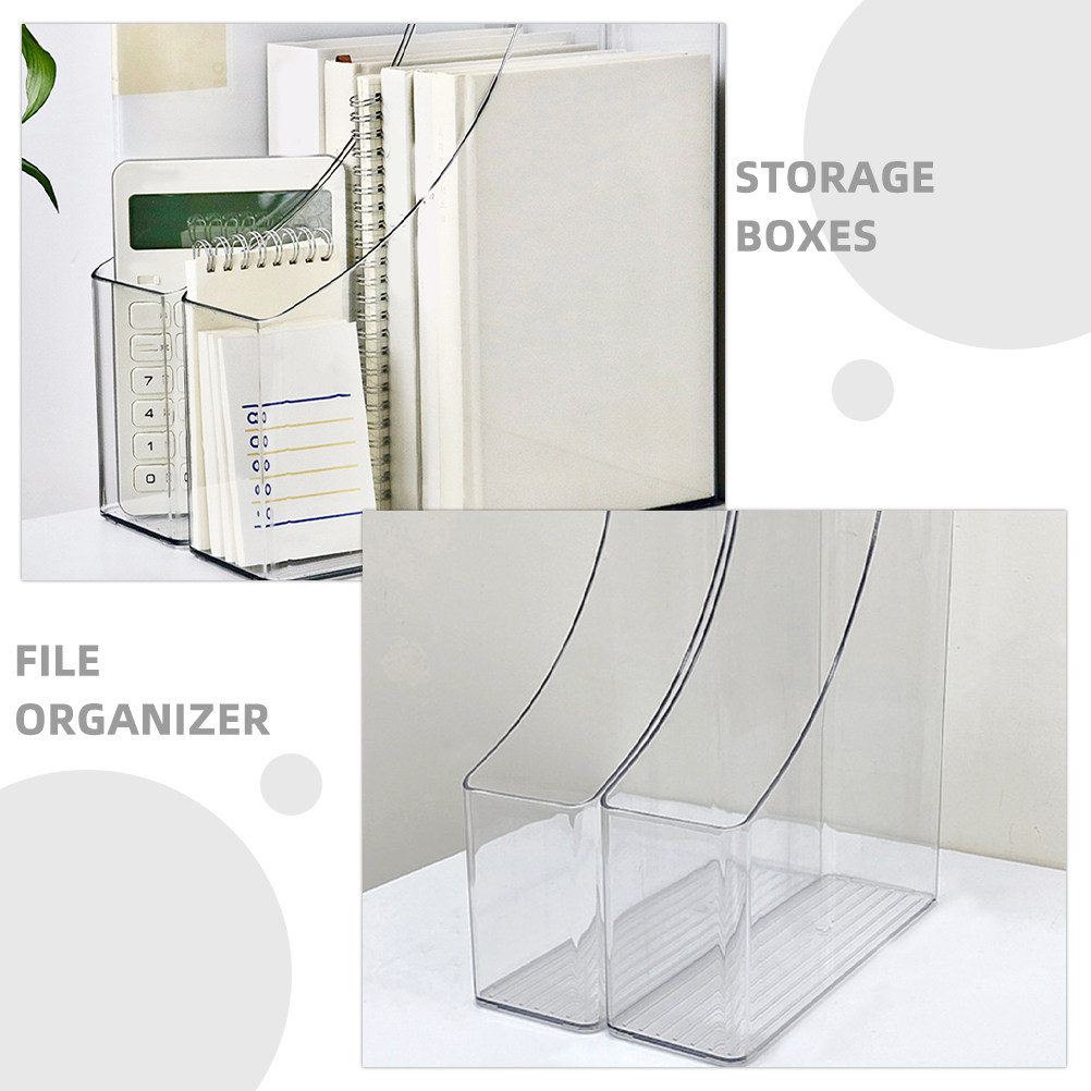 2Pcs Transparent Magazine Hold - Stationery Books review and price