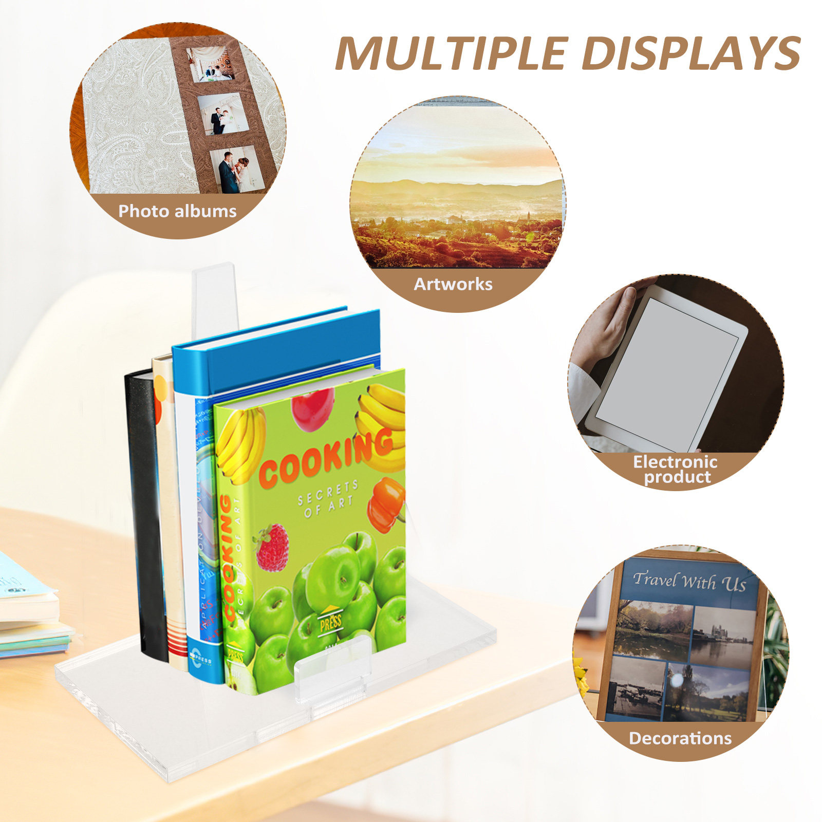 Versatile Acrylic Plate Stand  - Clear Acrylic Book Stand Holder review and price