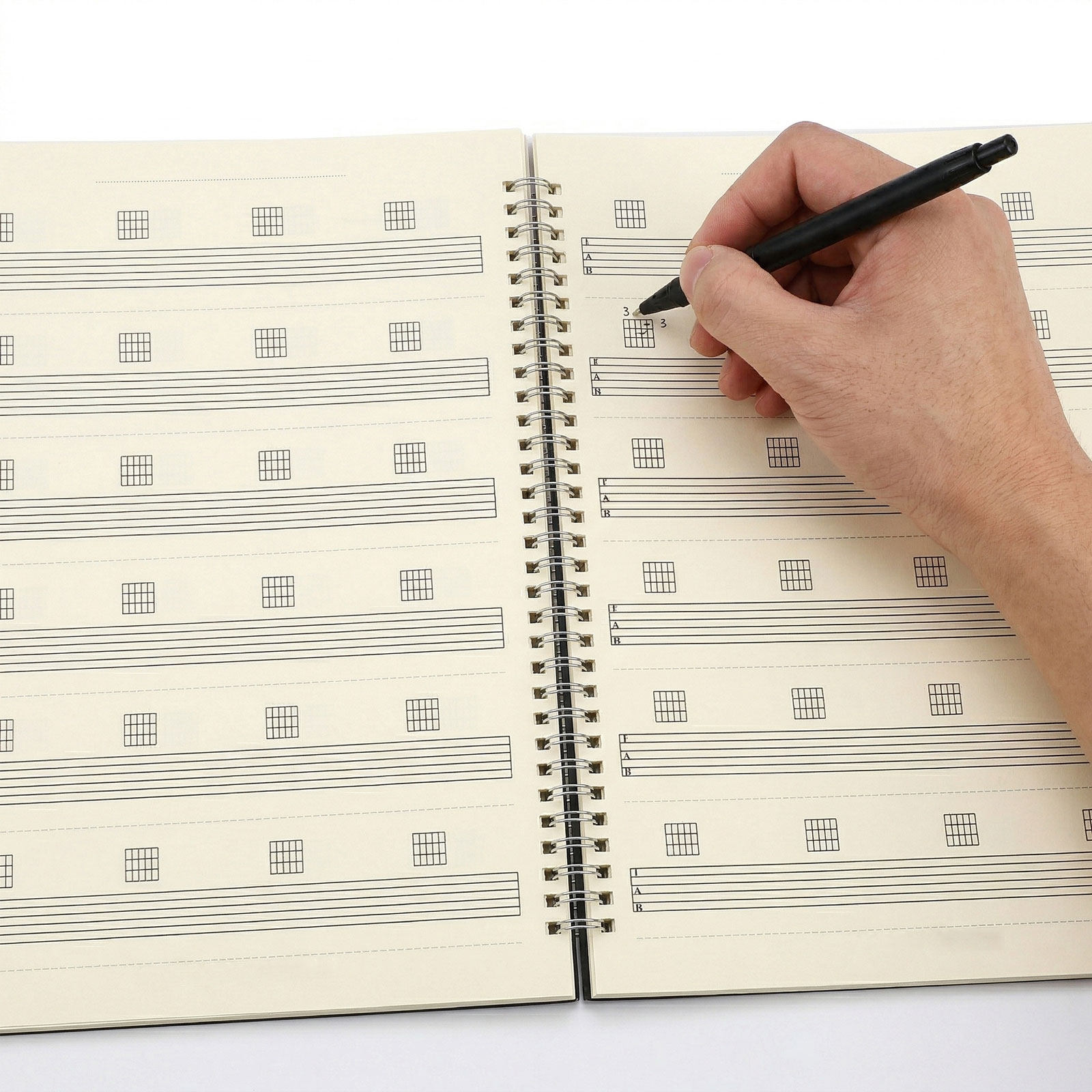 2Pcs Guitar Tab Manuscript Not - Blank Sheet Music Notebook review and price