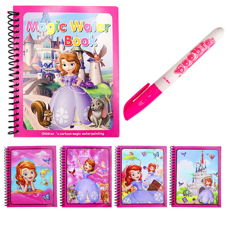 Disney Minnie Mickey water pai - Reusable Water Magic Coloring Book review and price