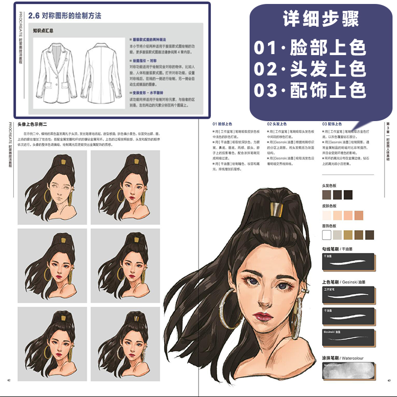 New Procreate Fashion Painting - Chinese Calligraphy Practice Book review and price