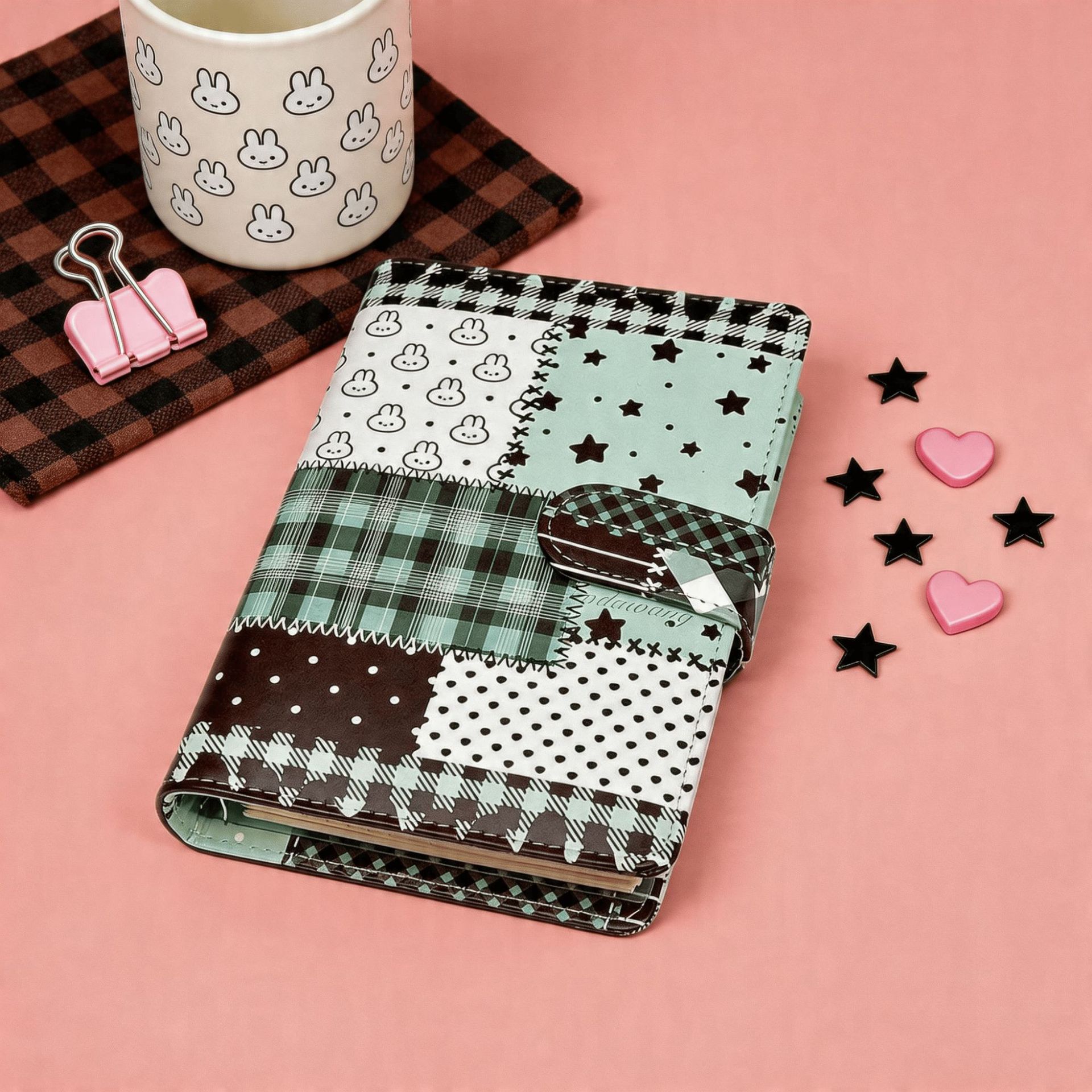 A6 Green Spliced Grid Notebook - Blank Sheet Music Notebook review and price