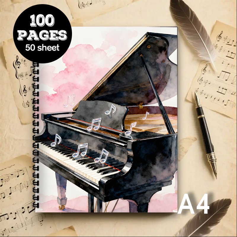 A4 Size, Music Notebook,Multi- - Blank Sheet Music Notebook review and price