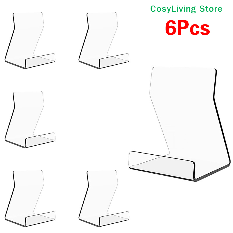1/2/6Pcs Transparent Desktop A - Clear Acrylic Book Stand Holder review and price